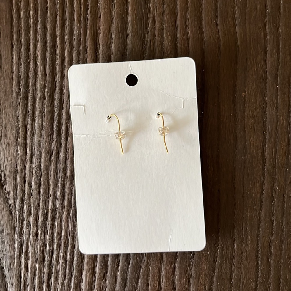 Aobei women’s vertical bar drop earrings. Size O/S - Picture 3 of 4